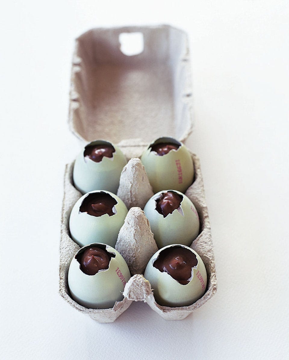 Chocolate Custard Eggs Recipe Delicious Magazine