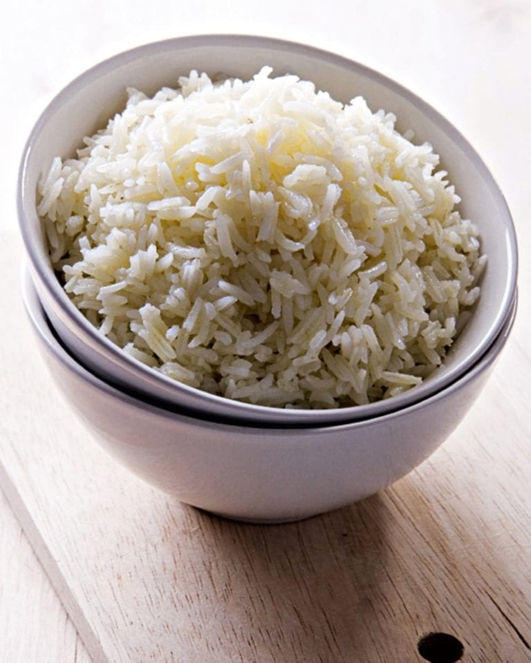 Debbie's foolproof steamed rice recipe