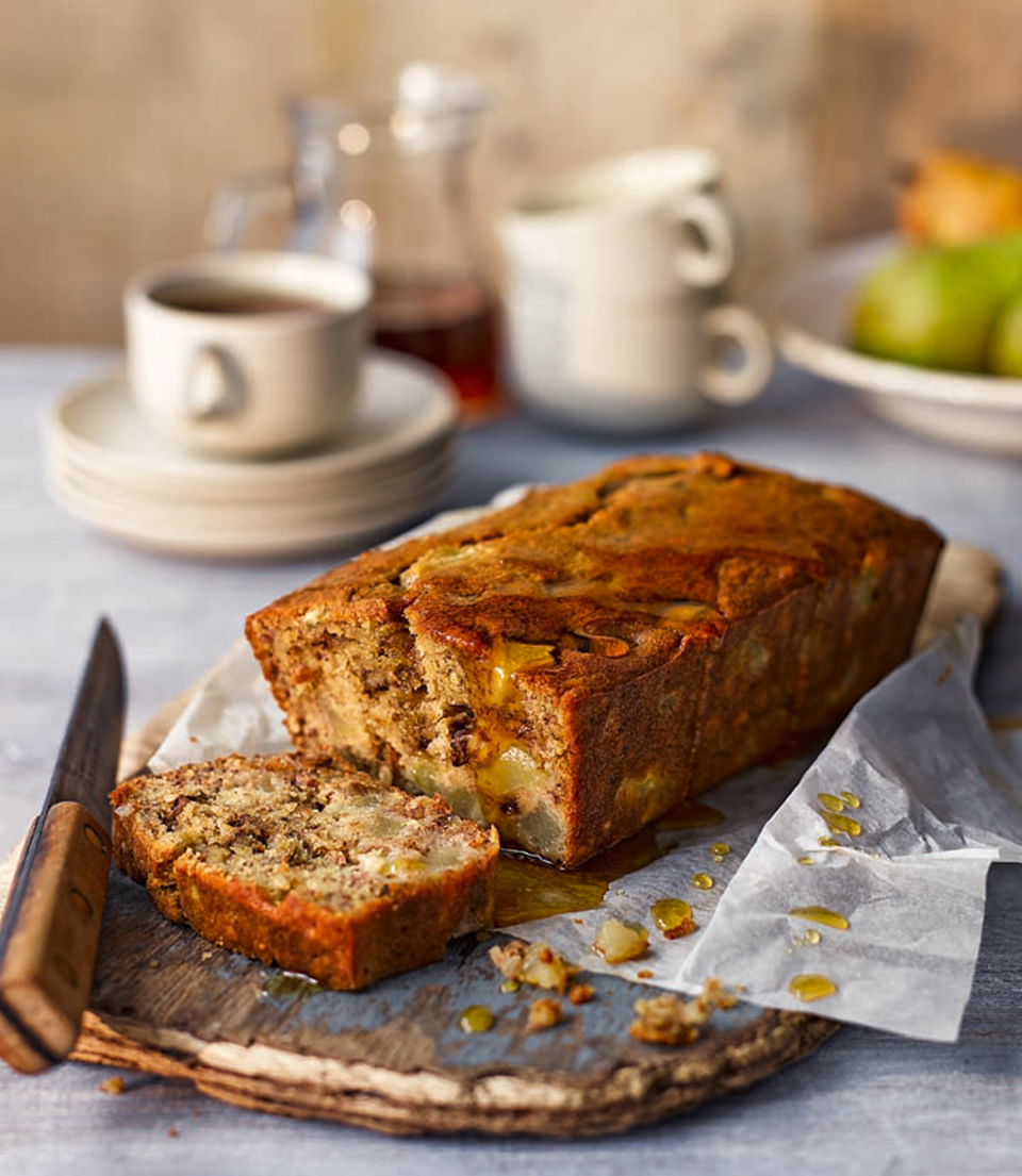 Pear and maple syrup banana bread delicious. magazine