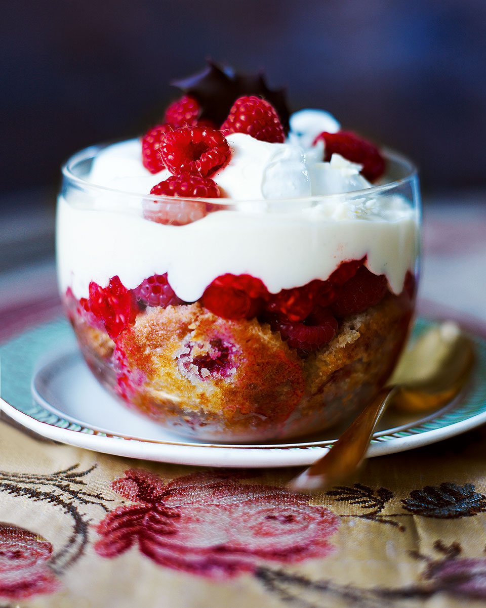 White chocolate and raspberry trifle - delicious. magazine