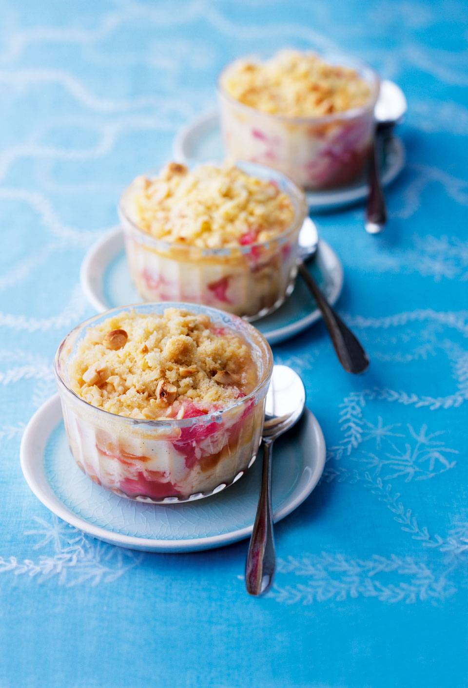 Rhubarb And Custard Crumbles - Delicious. Magazine