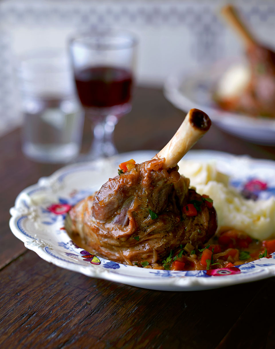 Beer-braised Lamb Shanks - Delicious. Magazine