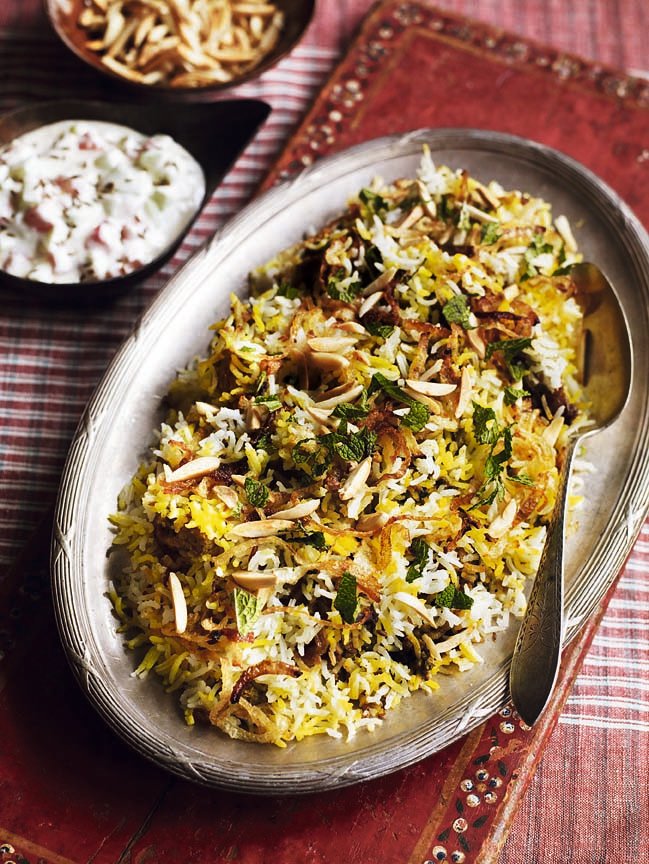 Green chicken biryani - delicious. magazine