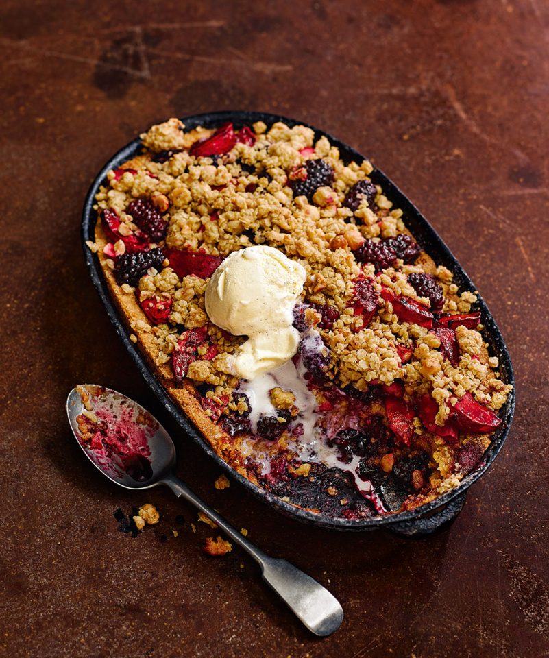 Apple And Blackberry Frangipane Crumble - Delicious. Magazine