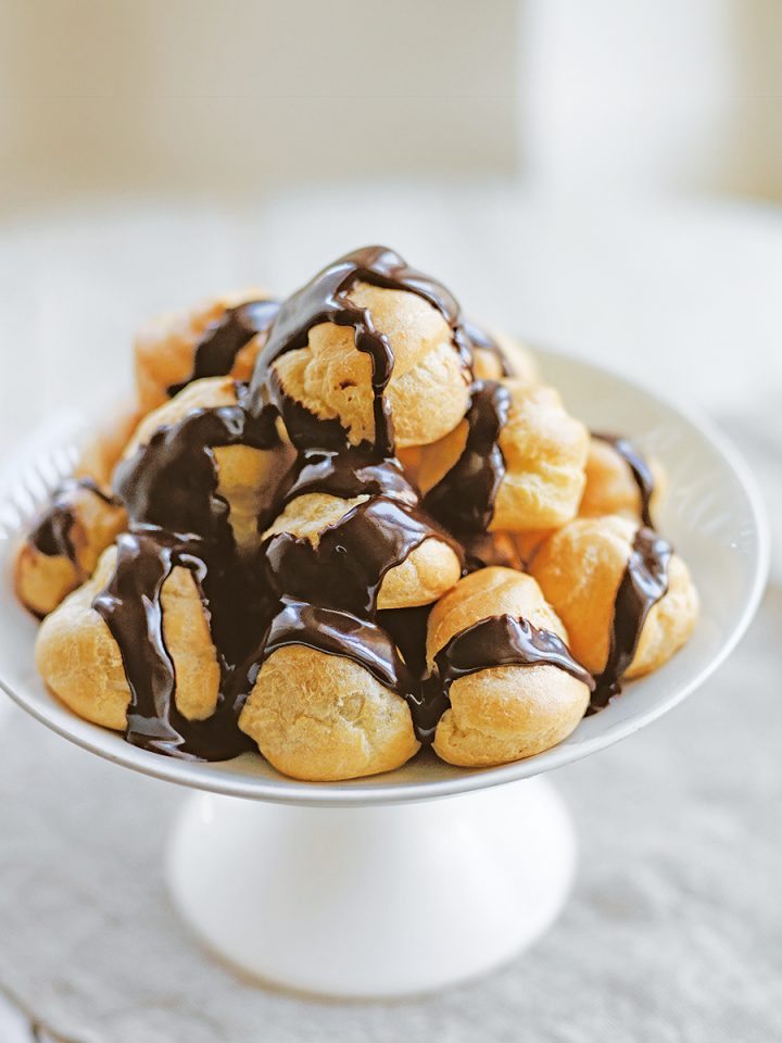 How to make profiteroles with chocolate sauce - delicious. magazine