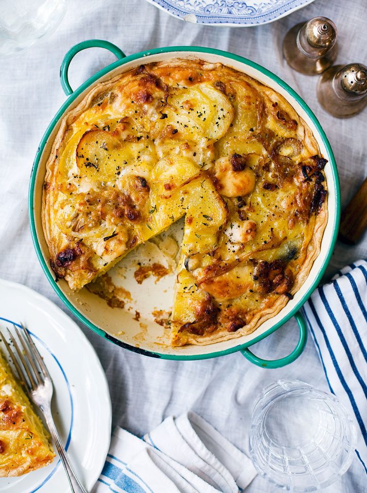 tart delicious magazine potato thyme  tart magazine Cheese potato  delicious. and