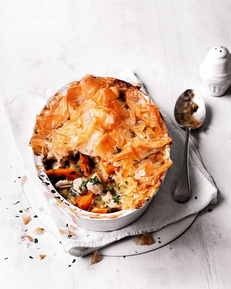 Healthier chicken and leek pie - delicious. magazine