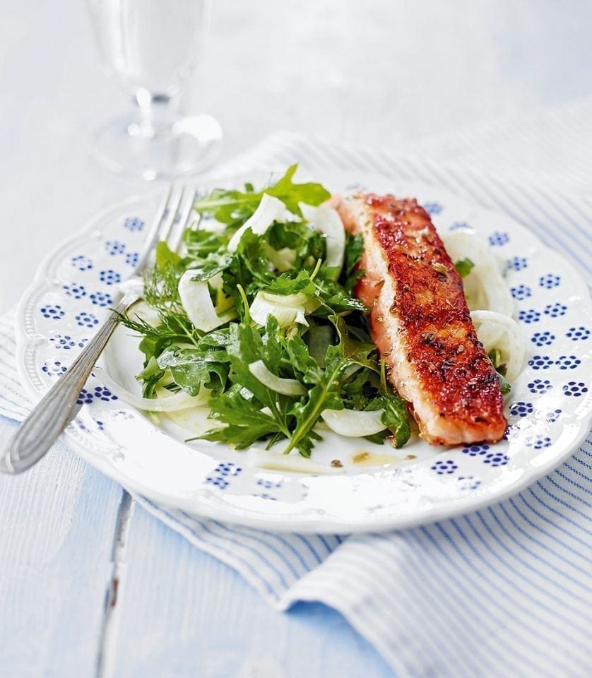 Salmon And Fennel Salad Recipe Delicious Magazine