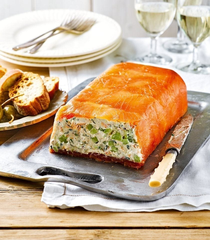 Salmon terrine