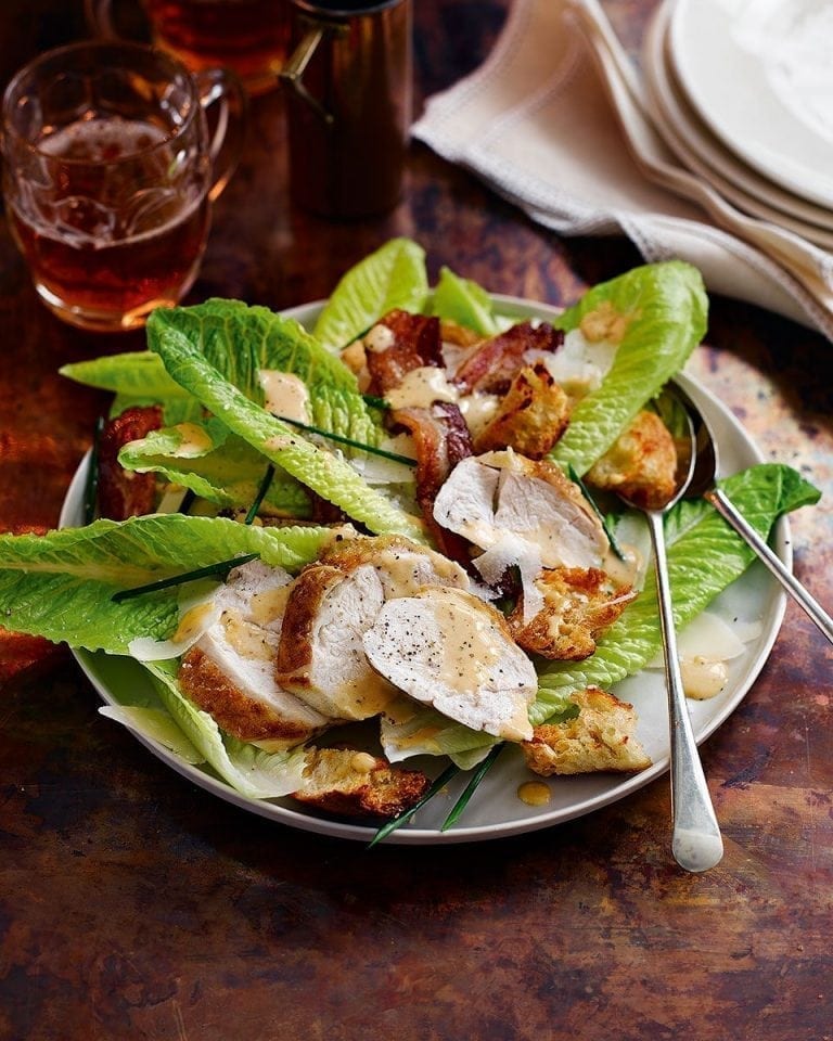 Proper chicken caesar salad recipe | delicious. magazine