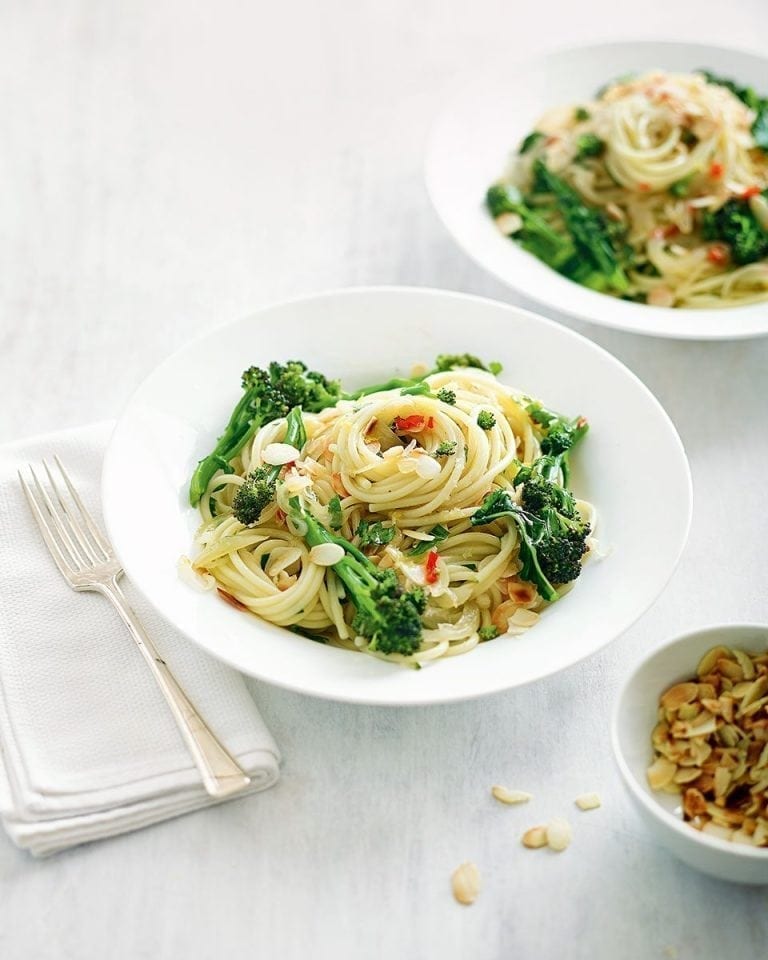 Easy broccoli spaghetti with chilli and lemon | delicious. magazine