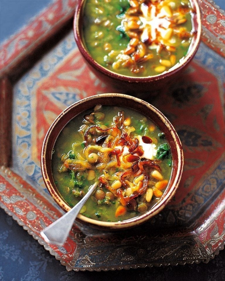 Lentil, spinach and cumin soup recipe | delicious. magazine