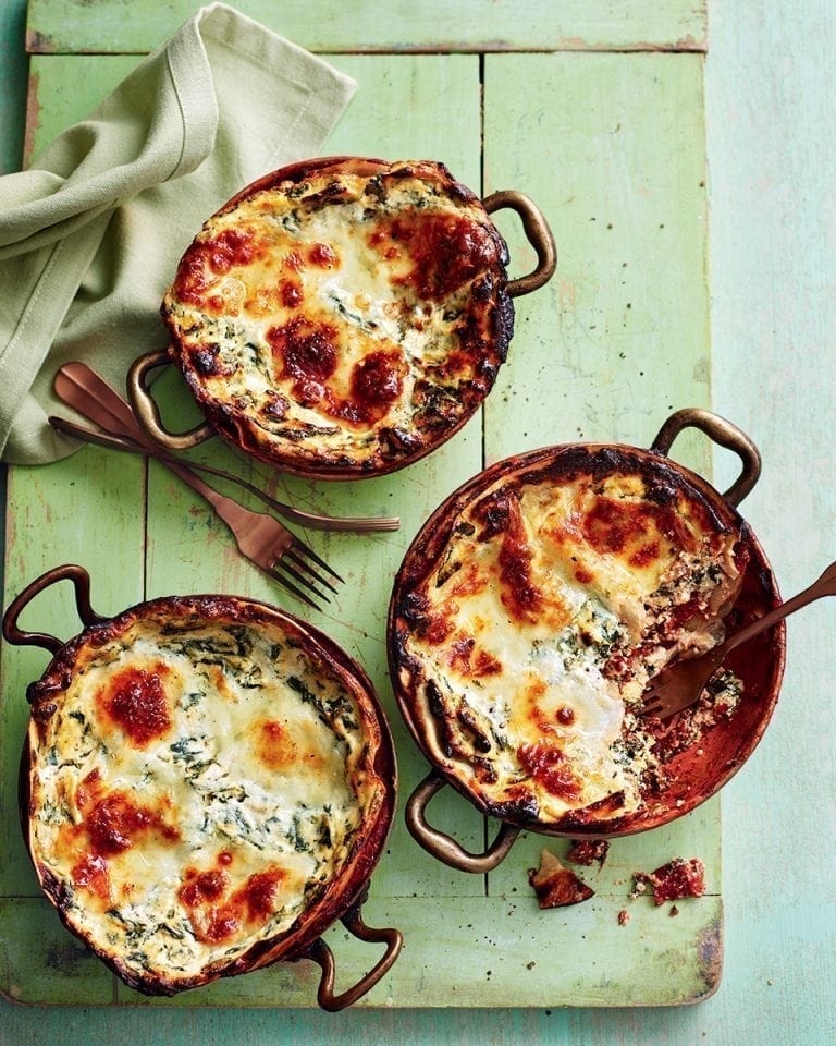 Spinach and ricotta lasagne recipe | delicious. magazine