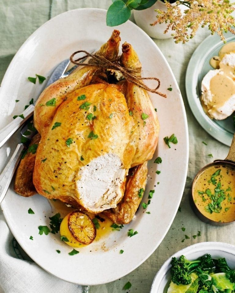 Boursin Roast Chicken Recipe Delicious Magazine