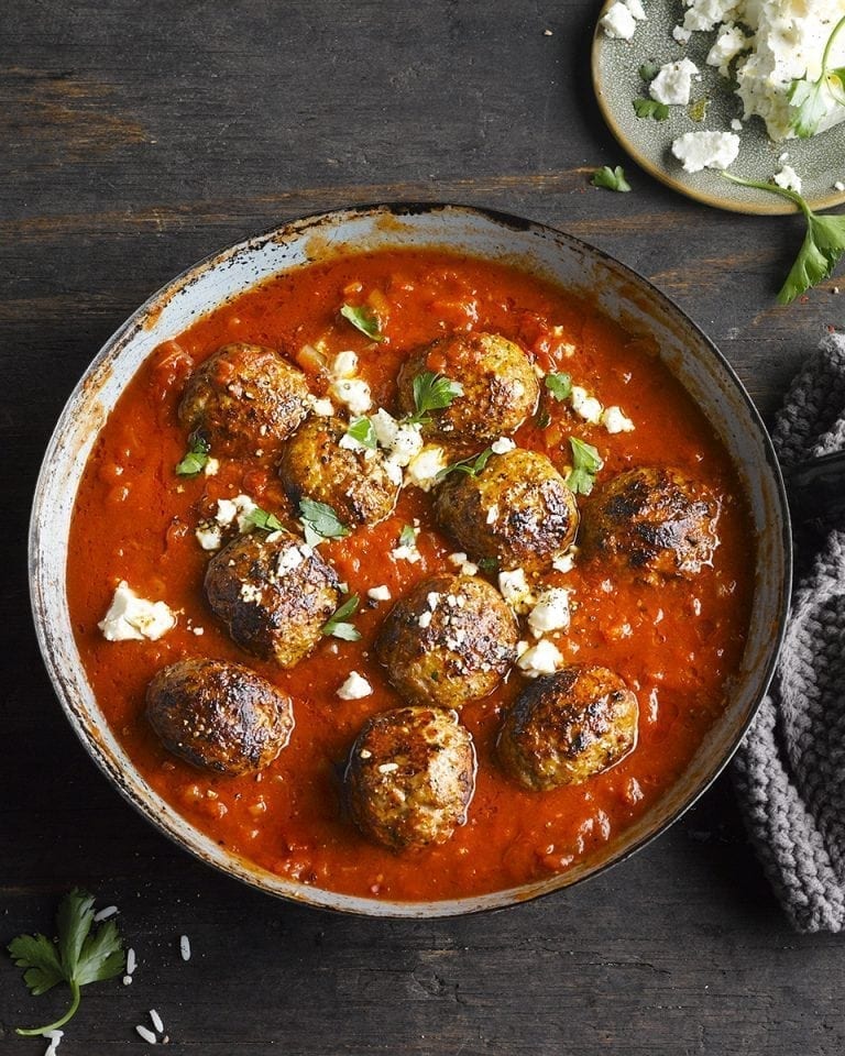 Knorr's Greek meatballs with feta recipe delicious. magazine