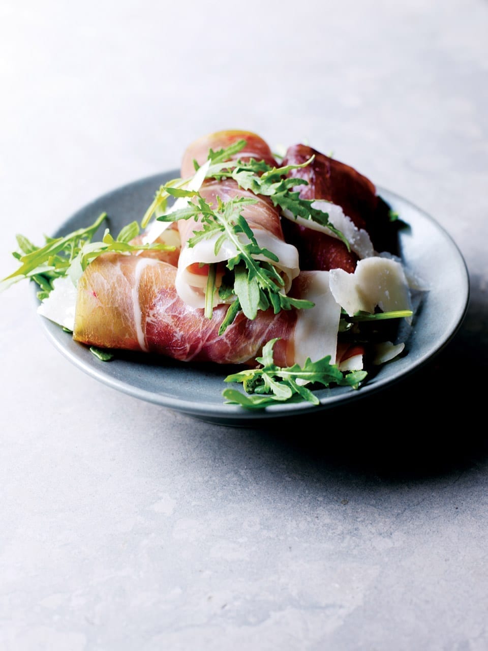 Ham and bresaola rolls with rocket and Grana Padano recipe | delicious ...