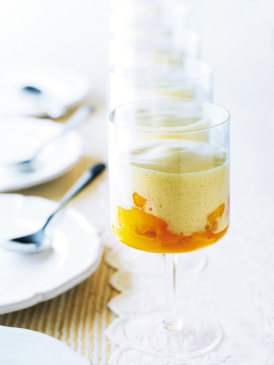 Peach zabaglione recipe | delicious. magazine