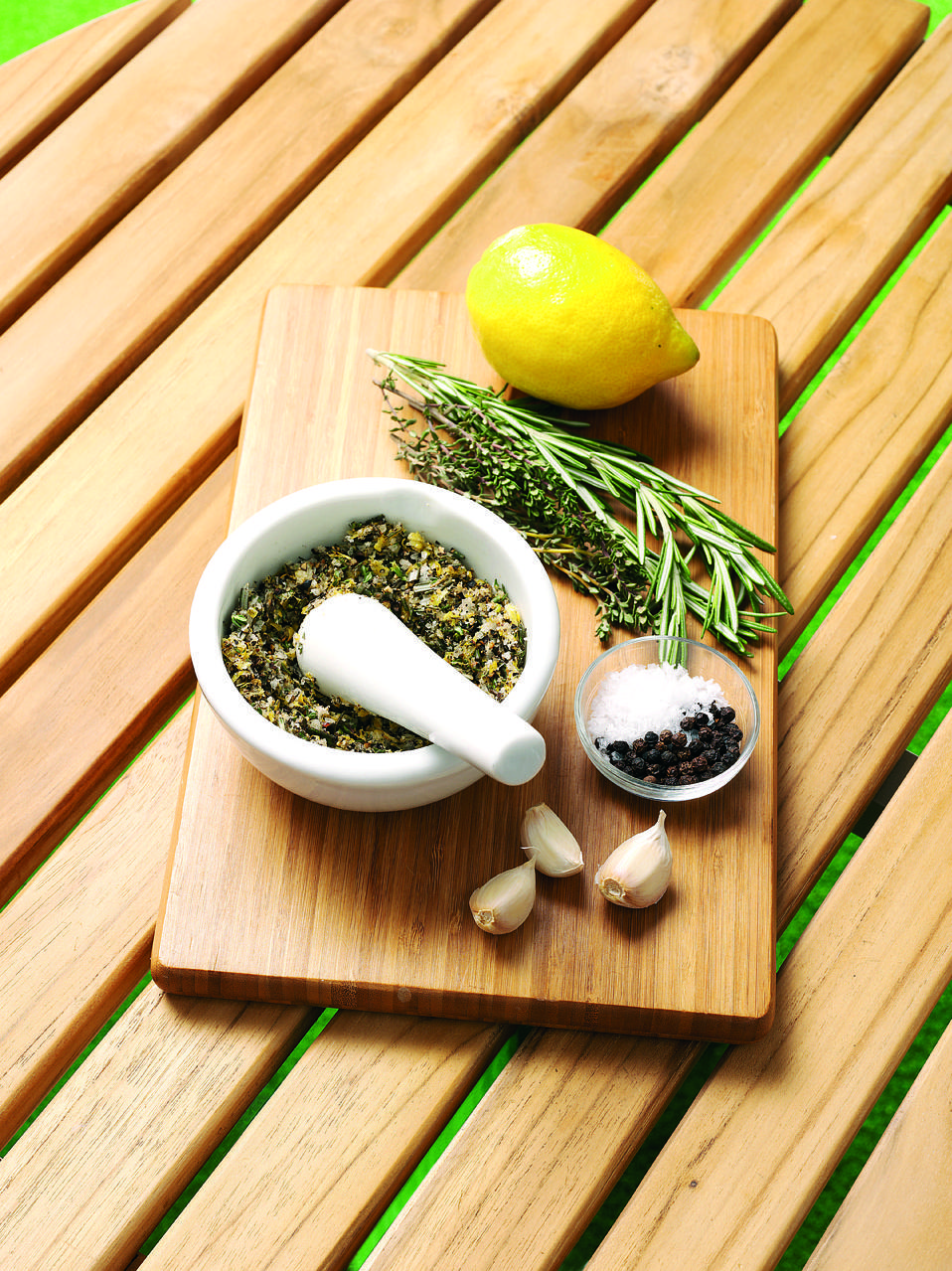 Lemon and herb rub recipe