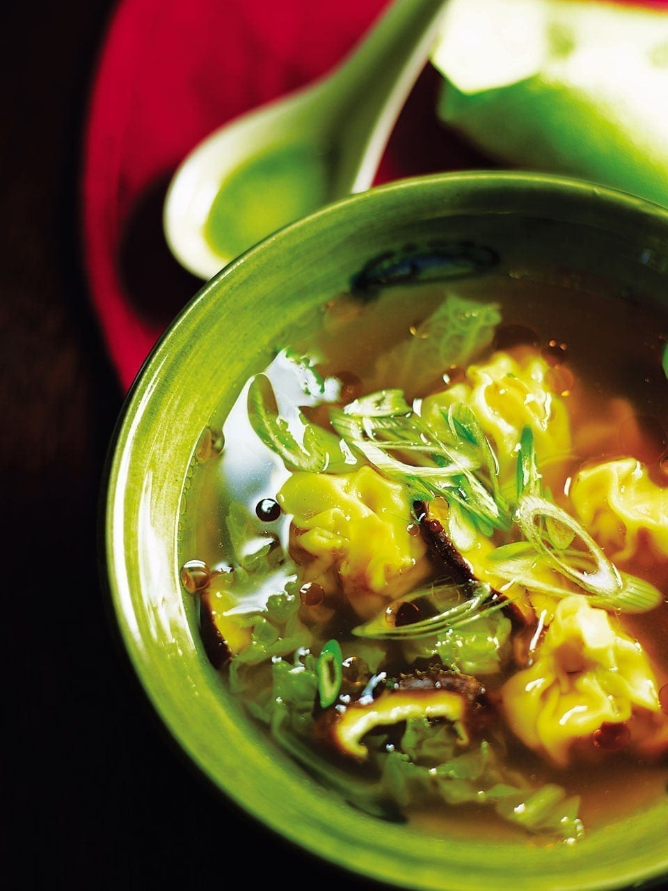 Pork and prawn wonton soup recipe | delicious. magazine