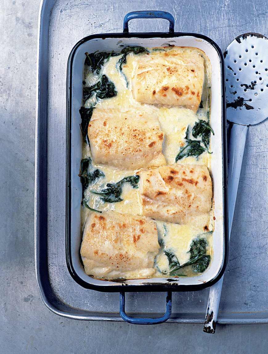 Haddock Spinach And Gruyère Gratin Recipe Delicious Magazine