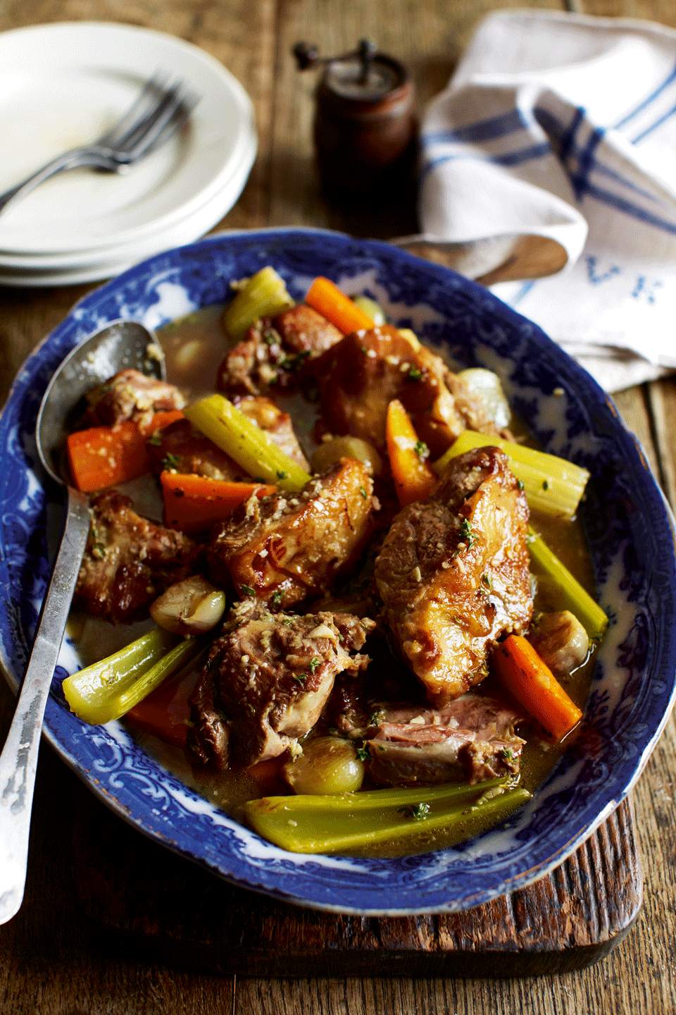 Maman Blanc’s slow-cooked lamb