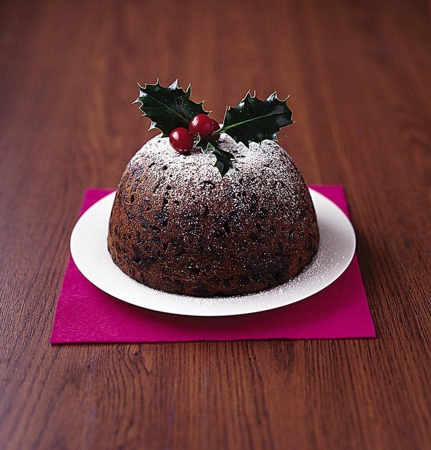 Double chocolate Christmas pudding cakes - Great British Chefs
