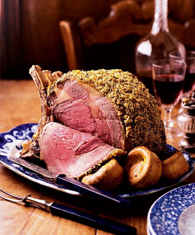 How to roast a rib of beef video - delicious. magazine