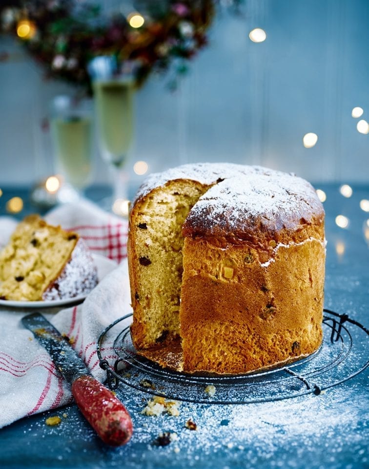 DeLaurenti Food & Wine - Panettone makes a beautiful and delicious holiday  gift - no need for wrapping! The Augusta Panettone uses a traditional  panettone Milano recipe with candied fruits and raisins. #