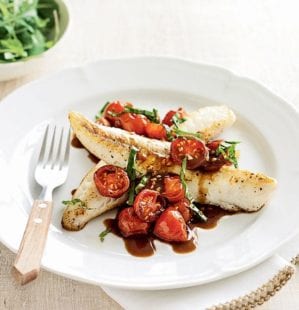 Hake with beetroot, crème fraîche and dill recipe | delicious. Magazine