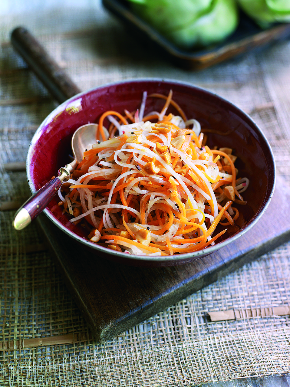 Kohlrabi and carrot slaw recipe | delicious. magazine