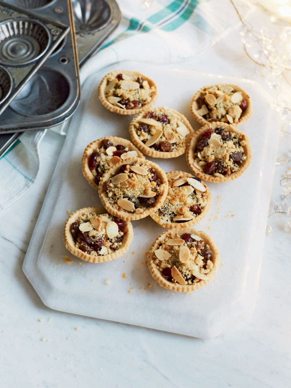 Cranberry, orange and almond mince pies recipe | delicious. magazine