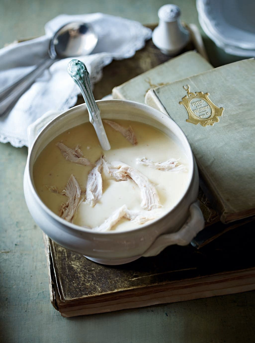 Pride and Prejudice white soup recipe delicious. magazine