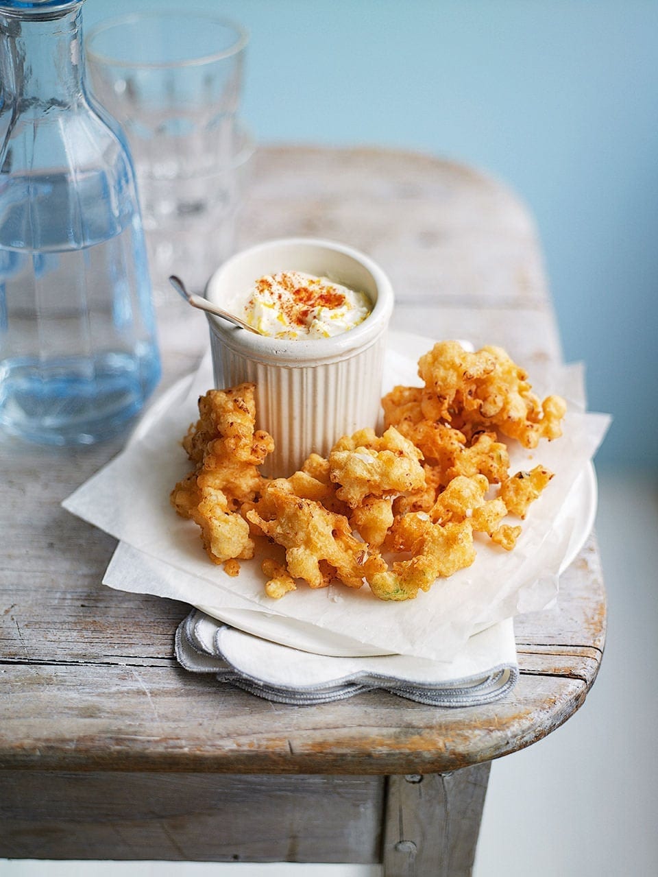 Parmesan Cauliflower Fritters Recipe Delicious Magazine