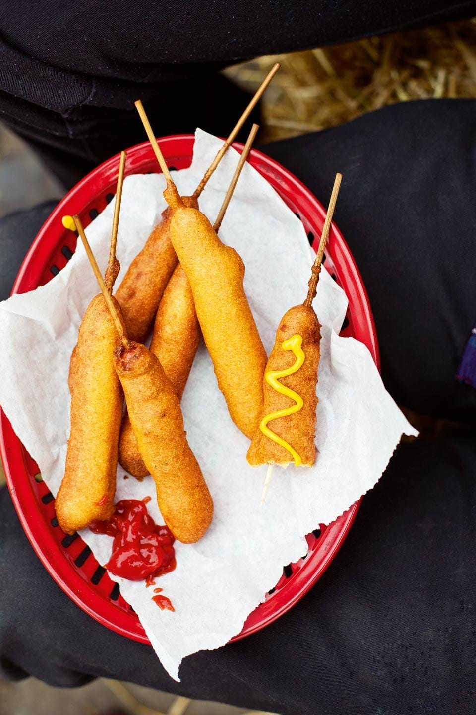 how to do corn dogs at home