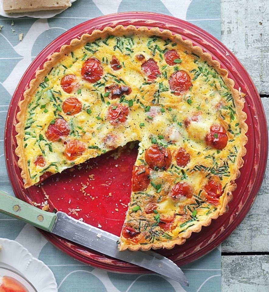 Tomato and brie tart recipe | delicious. magazine