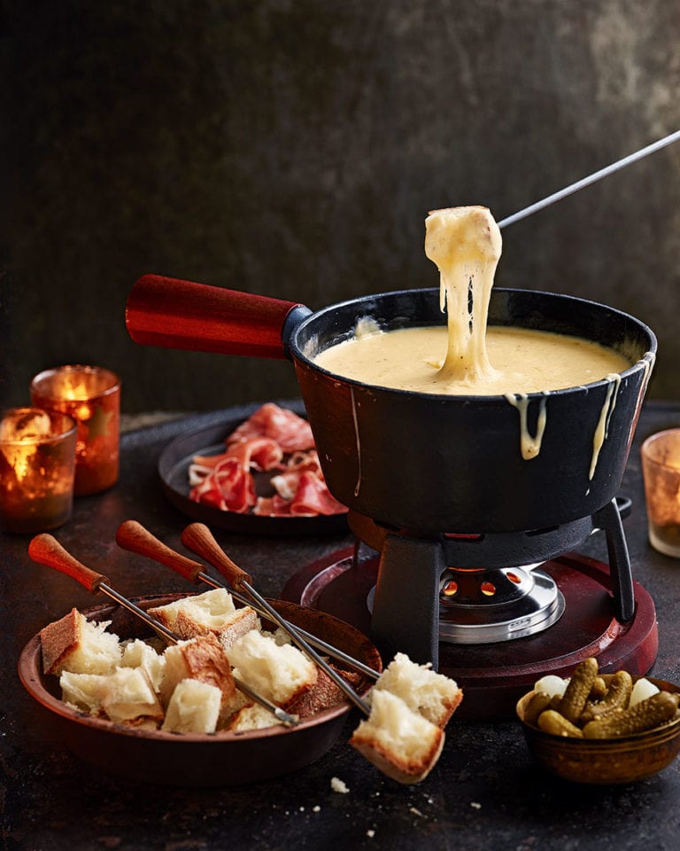 The ultimate swiss cheese fondue recipe
