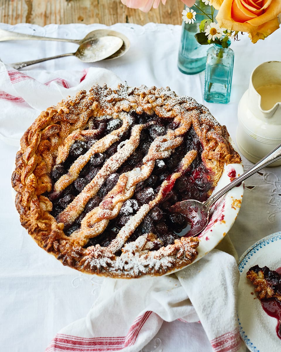 Traditional cherry pie recipe delicious. magazine