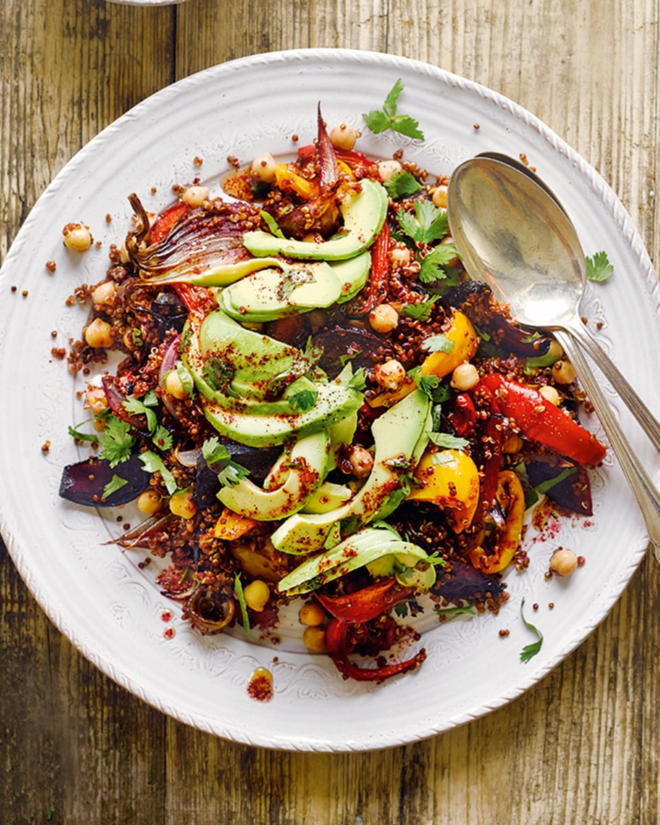 Roasted vegetable and chickpea quinoa salad - delicious. magazine