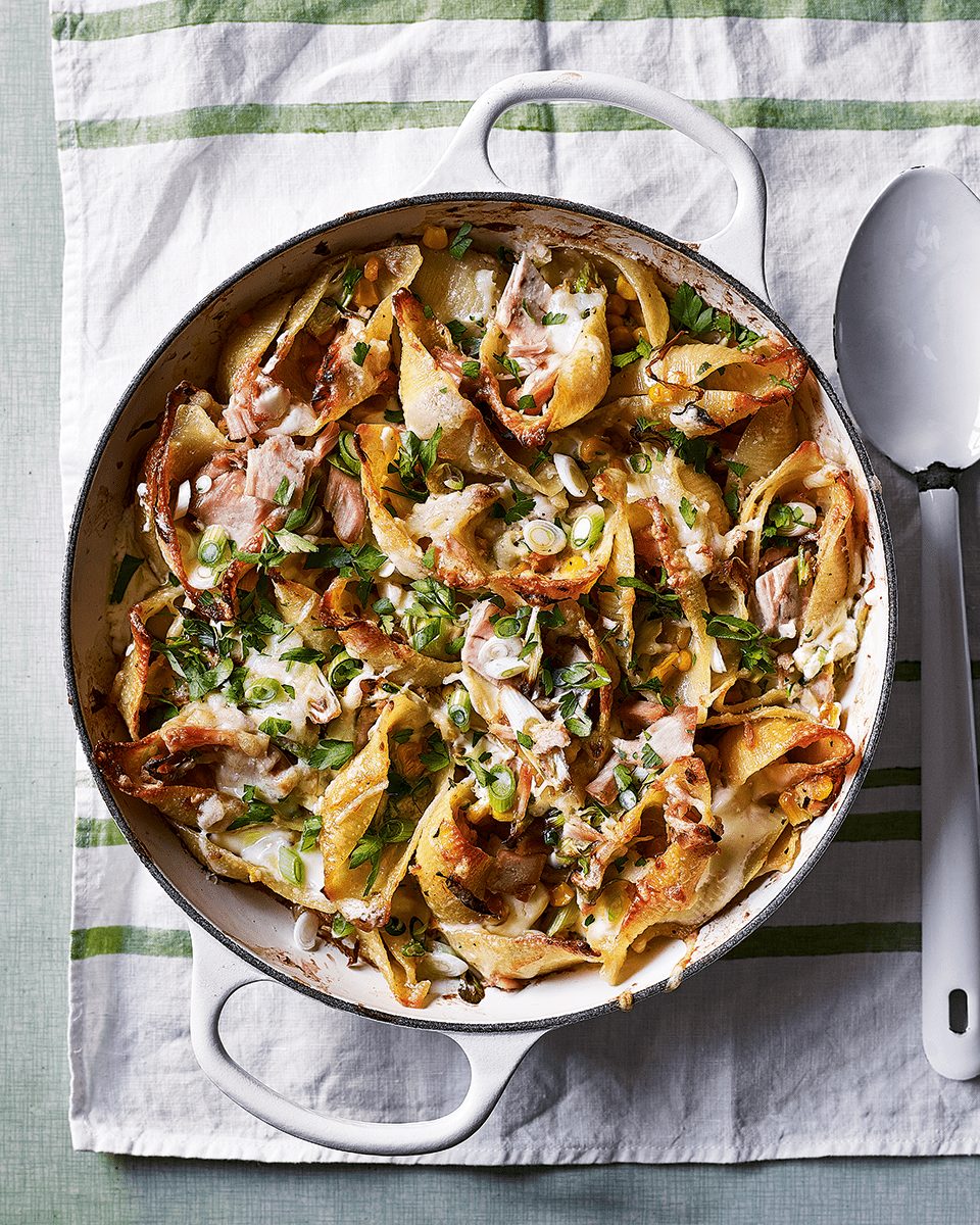 Tuna pasta shells with sweetcorn - delicious. magazine