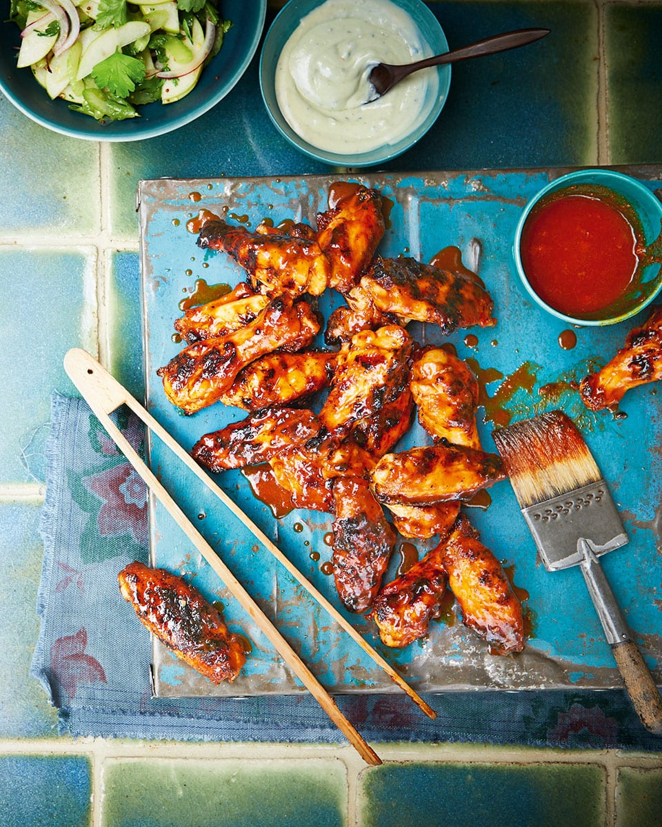 lækage Higgins Mysterium Sticky buffalo wings with blue cheese sauce - delicious. magazine