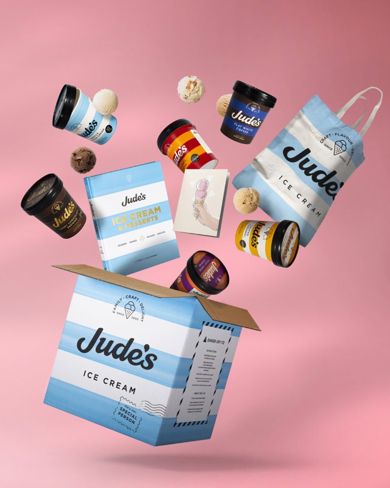 SAVE 10% on a Jude’s ice cream gift box