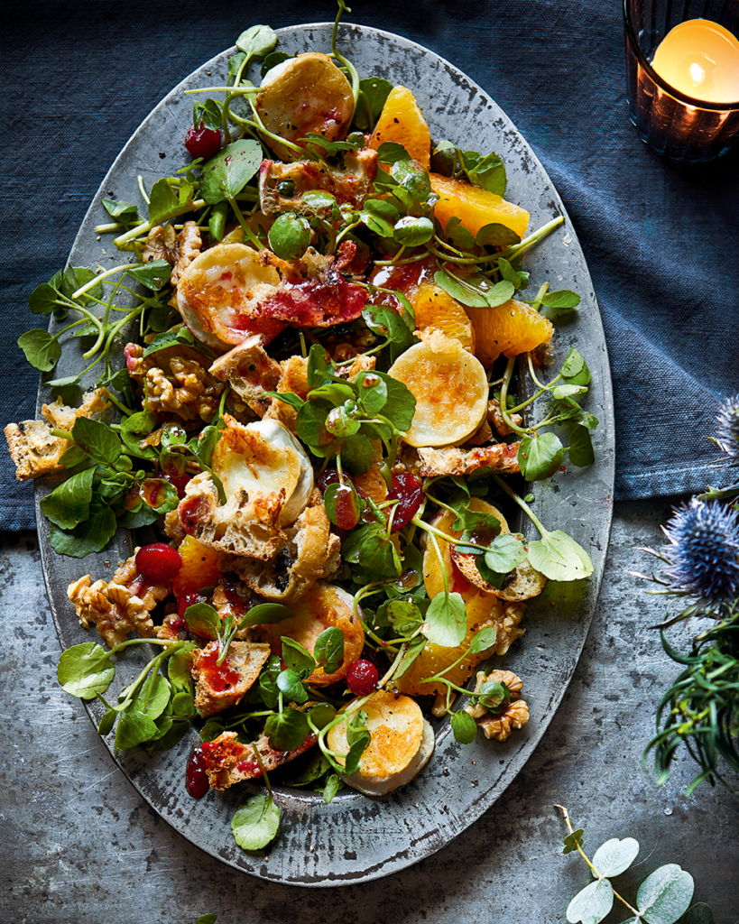 goat cheese cranberry salad