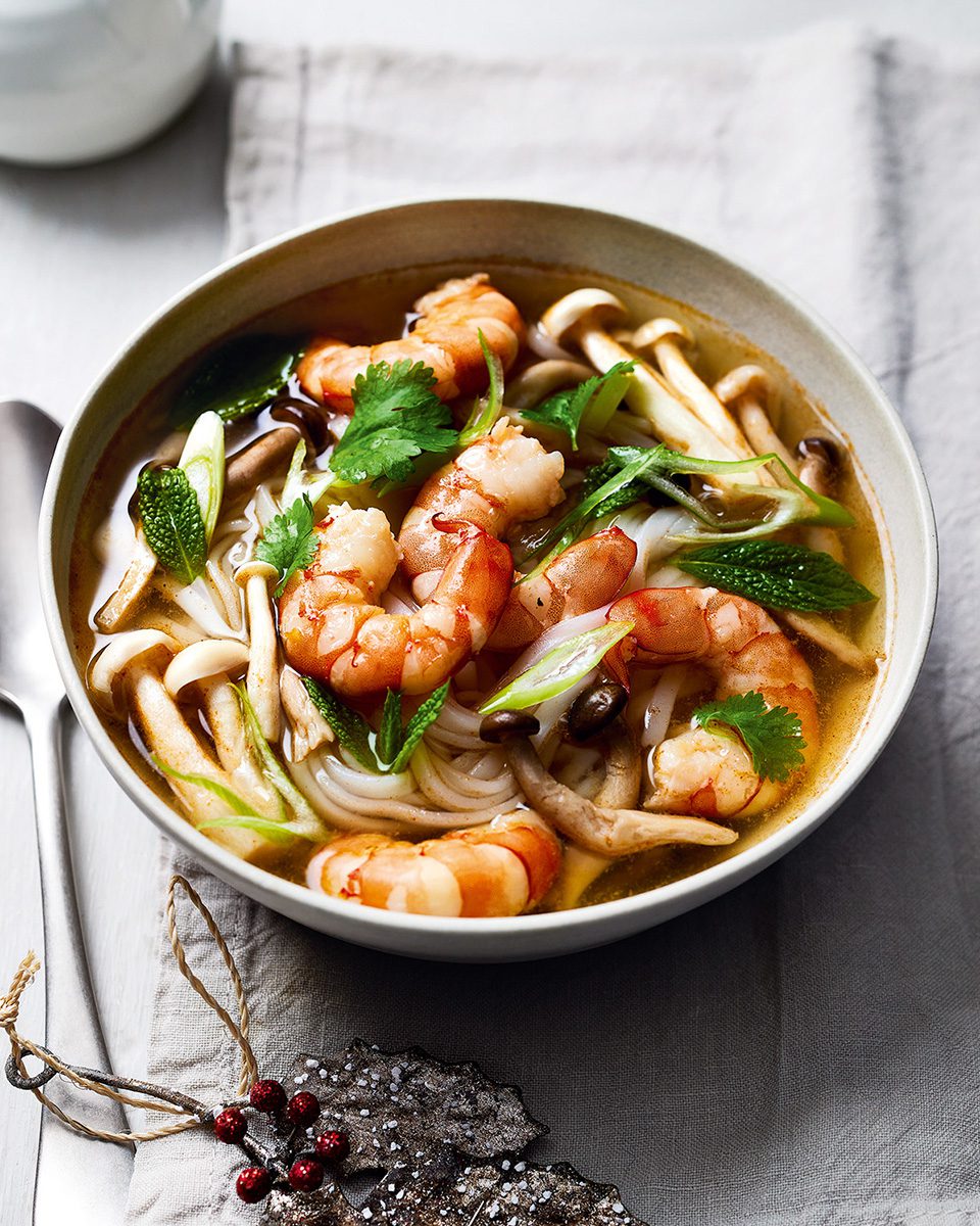 Prawn and lemongrass hot and sour soup - delicious. magazine