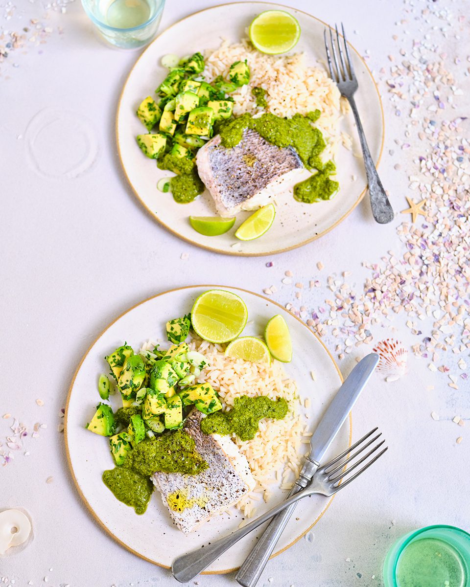 Smashed avocado with curried butter - delicious. magazine