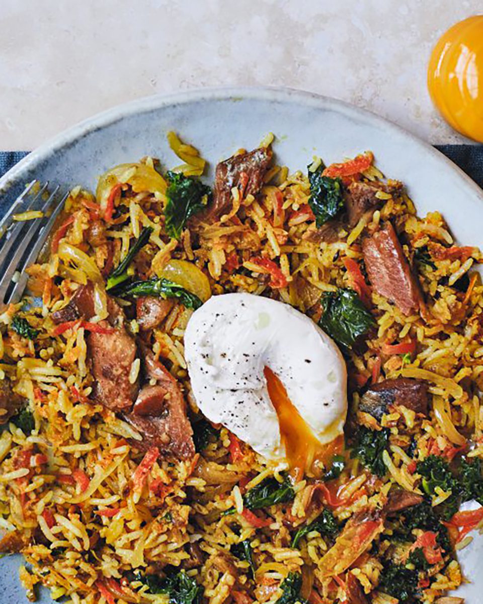 Spiced kipper fried rice - delicious. magazine