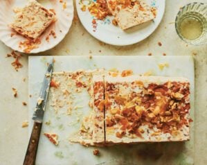 Baklava ricotta semifreddo