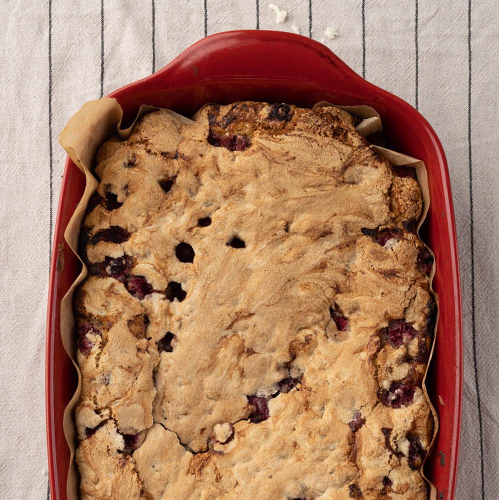 Cherry torte with walnuts from The Authentic Ukrainian Kitchen by Yevhen Klopotenko