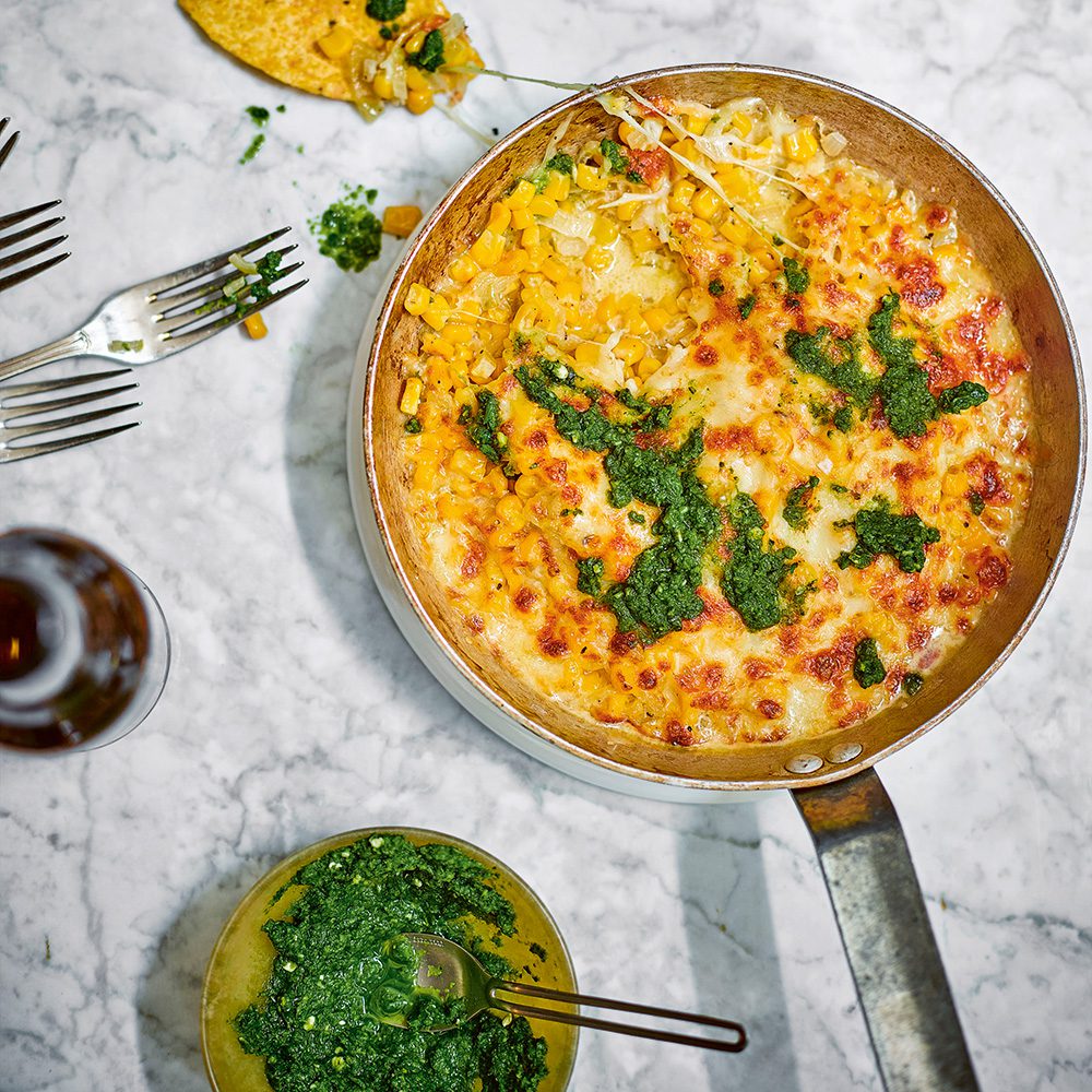 Corn cheese with chilli and lime from Pocha by Su Scott