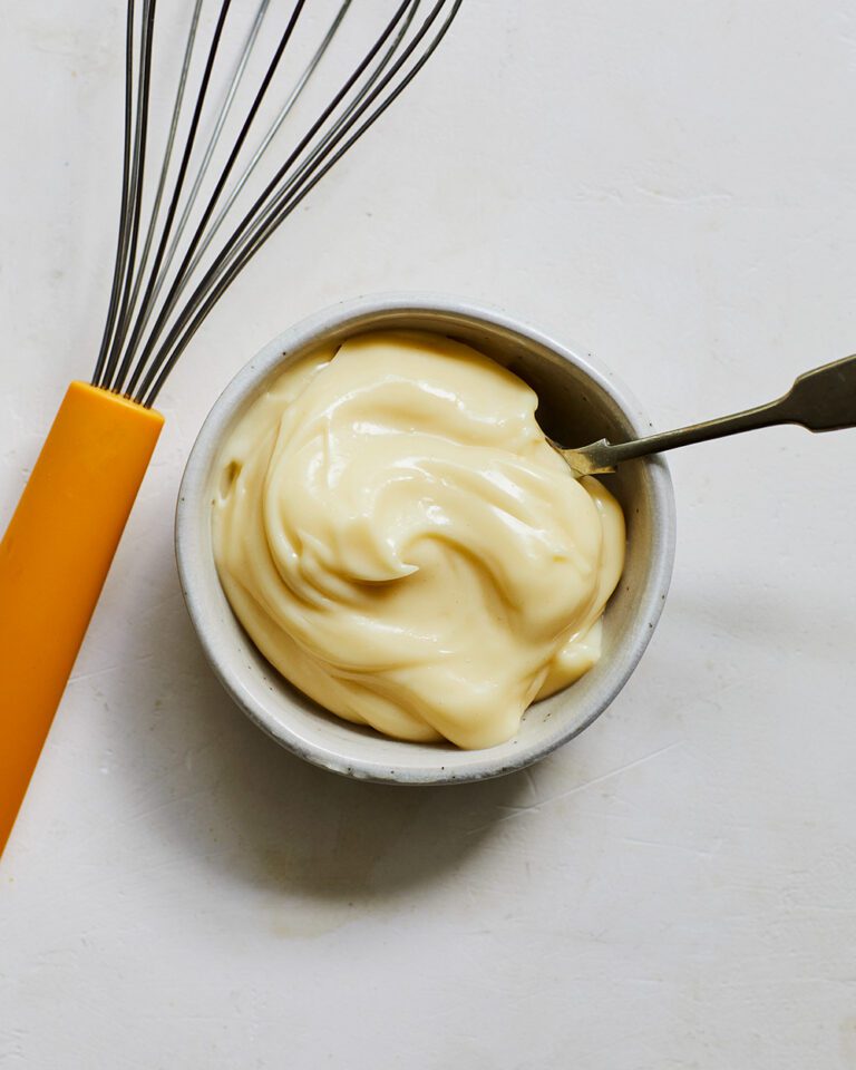 Homemade mayonnaise