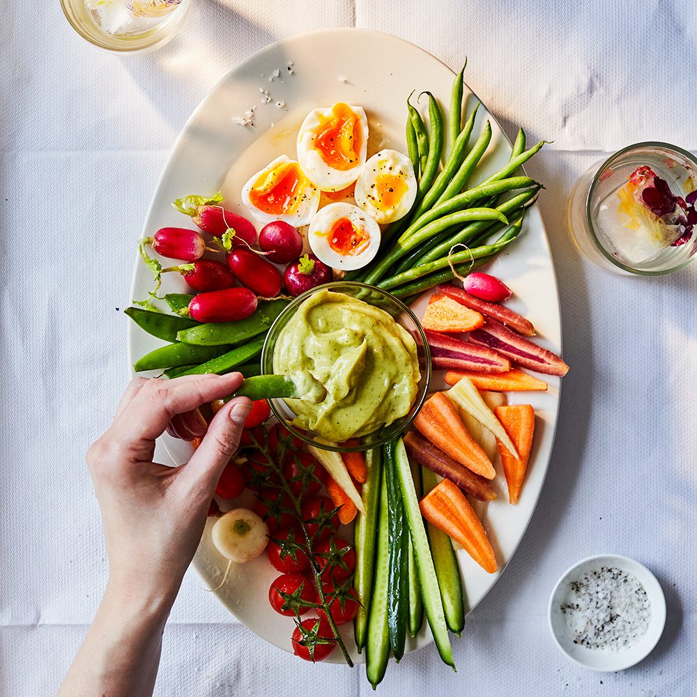 Crudite platter